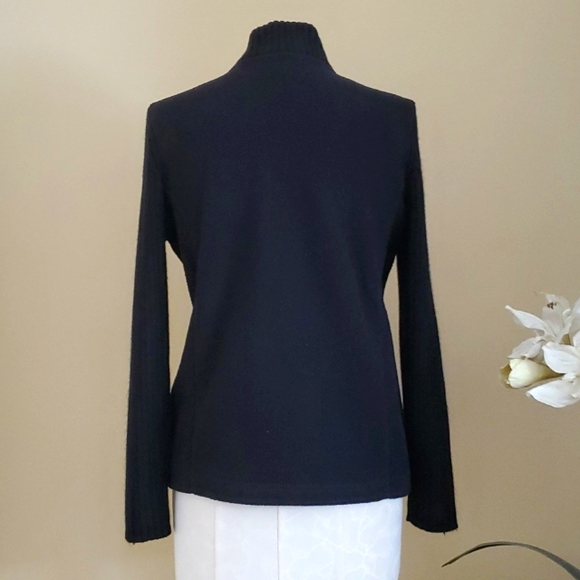 By Design Full Zip Black Sweatshirt - Picture 4 of 6